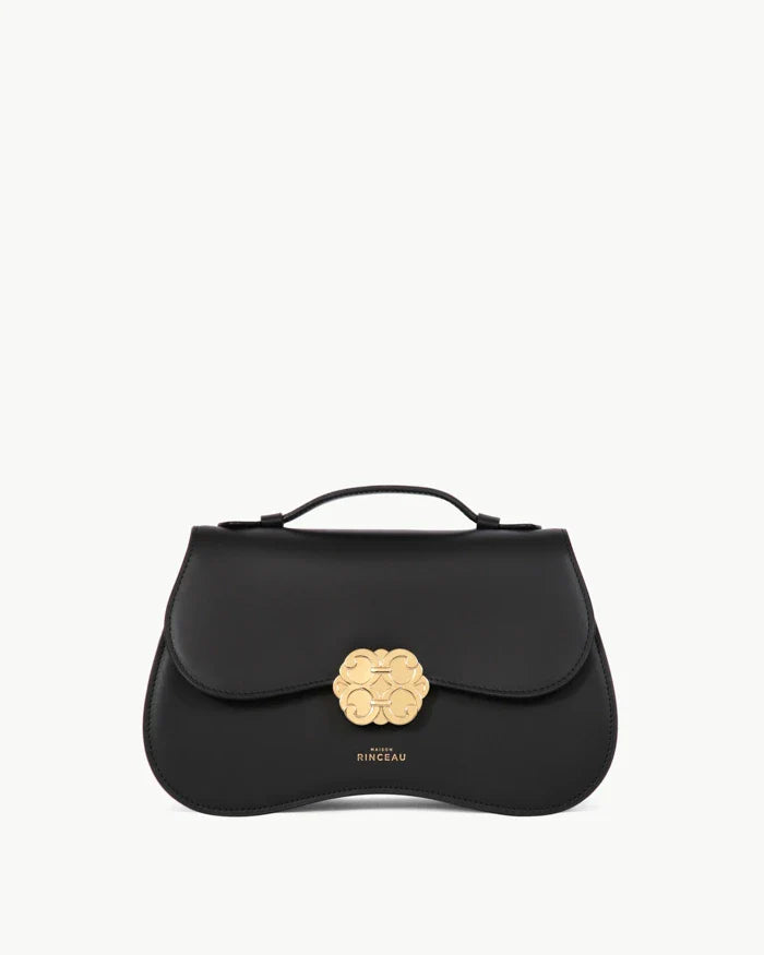 Maison Rinceau MAISON RINCEAU | Le Sac Mona Noir - Sac bandoulière en cuir