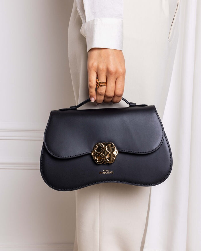 Maison Rinceau MAISON RINCEAU | Le Sac Mona Noir - Sac bandoulière en cuir